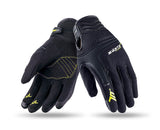 SEVENTY DEGREES SD-C16 GUANTE DE MOTO VERANO URBAN HOMBRE NEGRO AMARILLO
