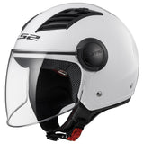 LS2 OF562 AIRFLOW GLOSS WHITE LONG - SECURTEX MOTOR S.L (t/a MaximoMoto)