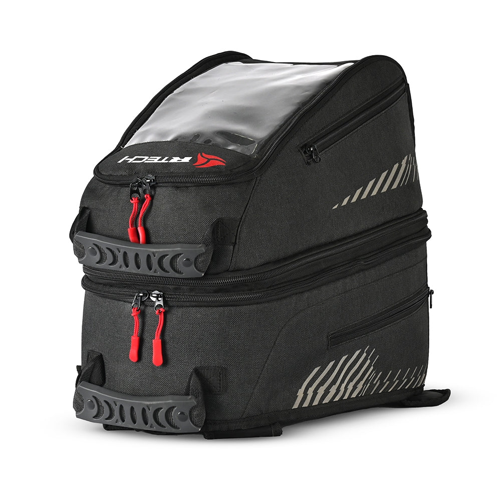 R-TECH-MOCHILA TEXTIL DOUBLE DECKER NEGRO - L / Negro