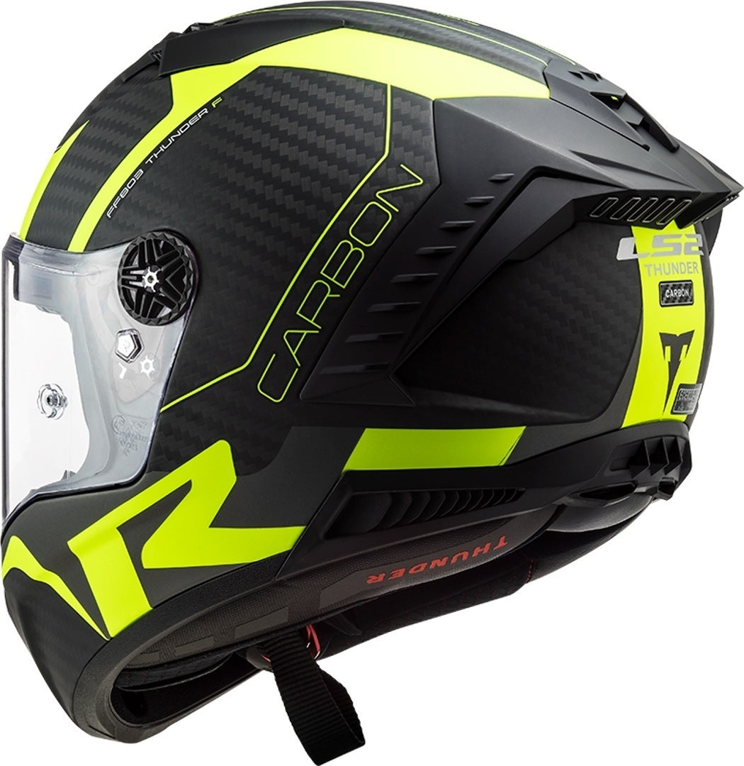 LS2 FF805 THUNDER C RACING1 MATT H-V YELLOW - SECURTEX MOTOR S.L (t/a MaximoMoto)