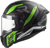 LS2 FF805 THUNDER C SUPRA FLUO GREEN WHITE - SECURTEX MOTOR S.L (t/a MaximoMoto)