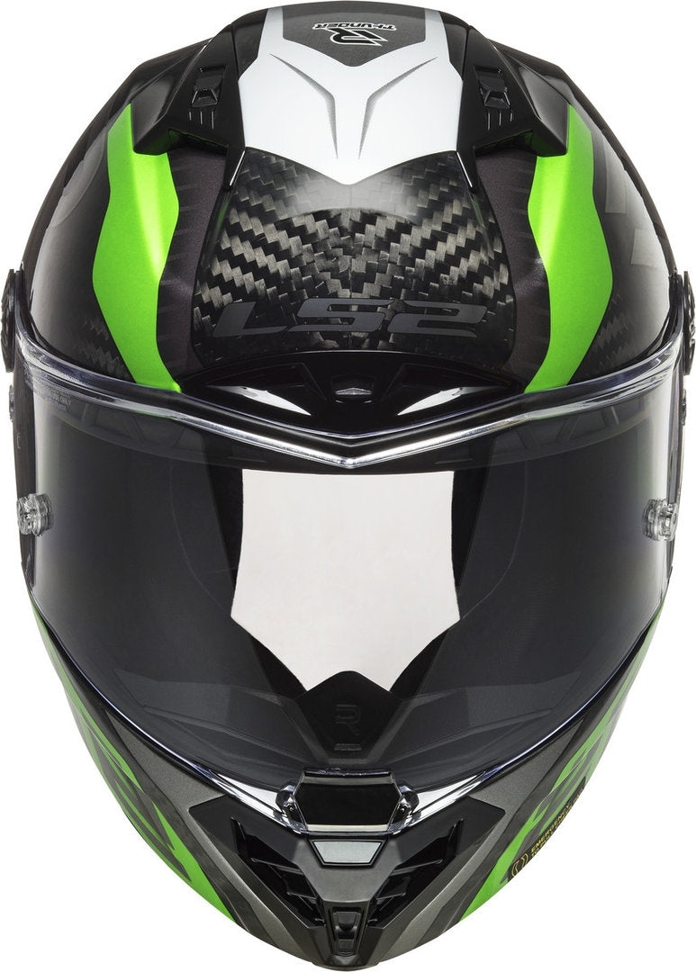 LS2 FF805 THUNDER C SUPRA FLUO GREEN WHITE - SECURTEX MOTOR S.L (t/a MaximoMoto)