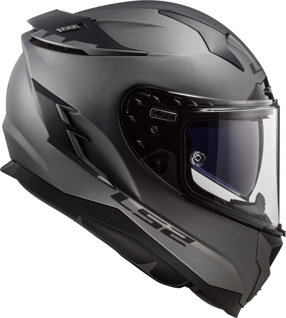 LS2 FF327 CHALLENGER SOLID MATT TITANIUM - SECURTEX MOTOR S.L (t/a MaximoMoto)