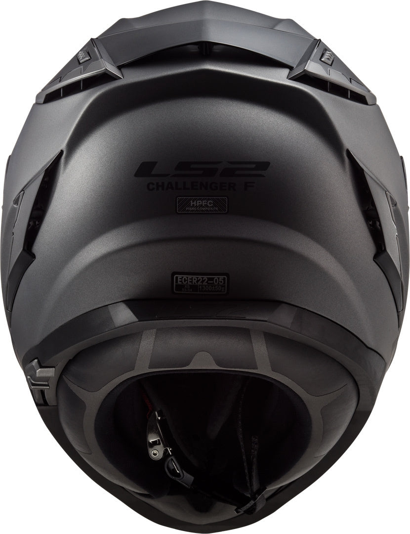 LS2 FF327 CHALLENGER SOLID MATT TITANIUM - SECURTEX MOTOR S.L (t/a MaximoMoto)