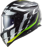 LS2 FF327 CHALLENGER CT2 FLAMES WHITE H-V YELL - SECURTEX MOTOR S.L (t/a MaximoMoto)