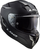 LS2 FF327 CHALLENGER SOLID MATT BLACK - SECURTEX MOTOR S.L (t/a MaximoMoto)