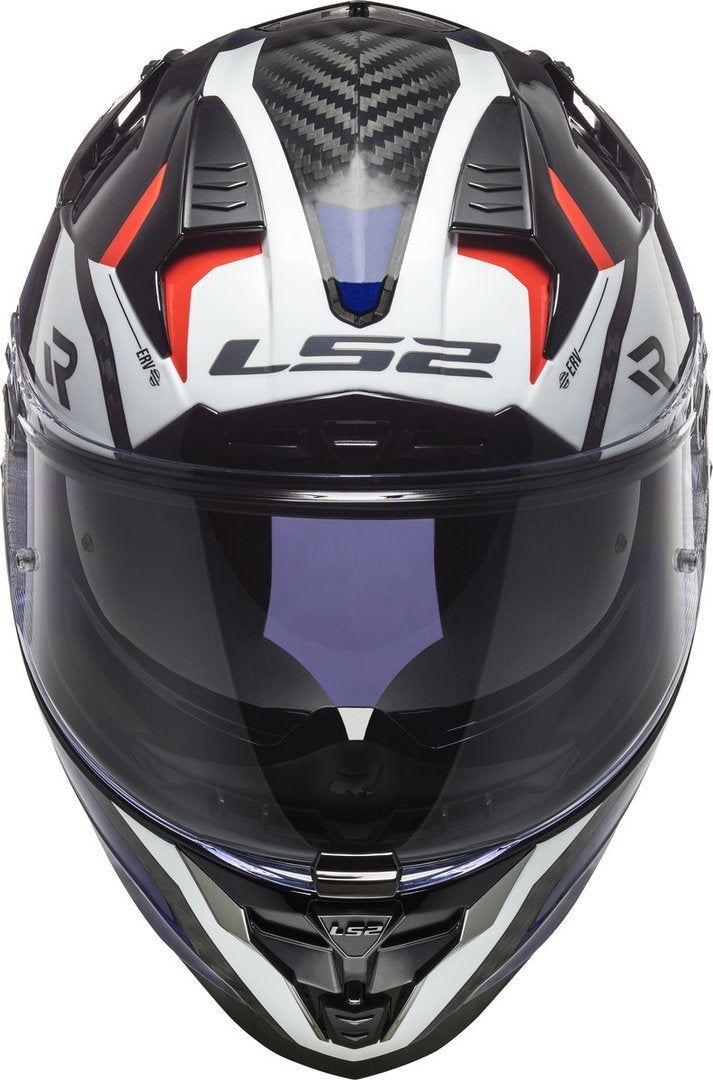 LS2 FF327 CHALLENGER CT2 ALLOY WHITE BLUE RED - SECURTEX MOTOR S.L (t/a MaximoMoto)