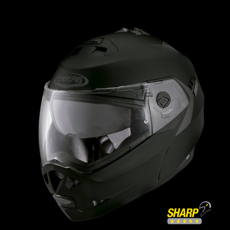 CABERG-Casco DUKE 2 MATT/BLACK - SECURTEX MOTOR S.L (t/a MaximoMoto)