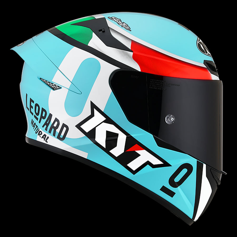 KYT-CASCO TT-COURSE REPLICA LEOPARD TRICOLORE - SECURTEX MOTOR S.L (t/a MaximoMoto)
