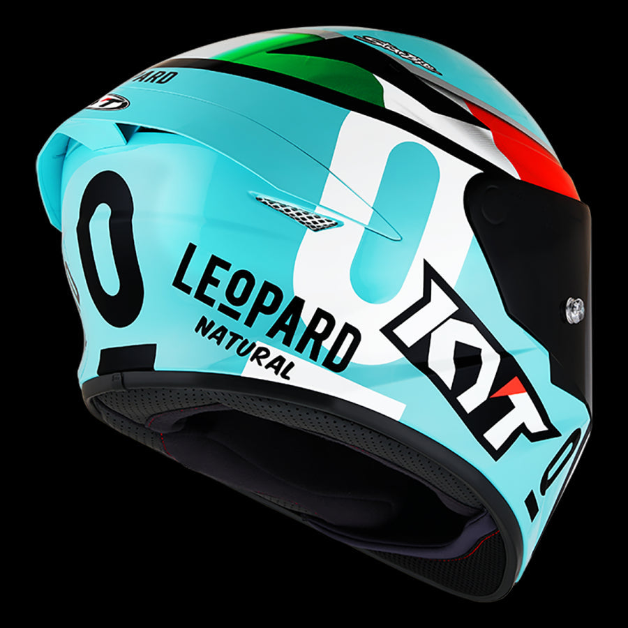 KYT-CASCO TT-COURSE REPLICA LEOPARD TRICOLORE - SECURTEX MOTOR S.L (t/a MaximoMoto)