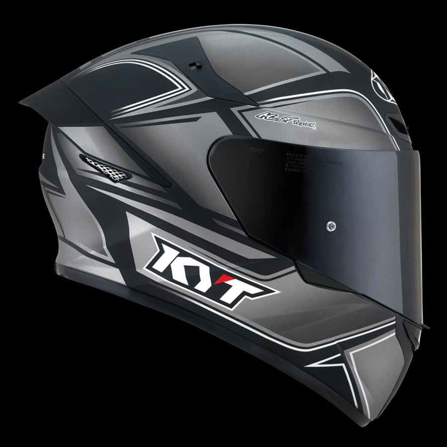 KYT-CASCO TT-COURSE TOURIST MATT COOL GREY - SECURTEX MOTOR S.L (t/a MaximoMoto)