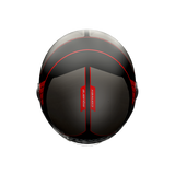 AXXIS-CASCO SQUARE CONVEX B5 ROJO BRILLO