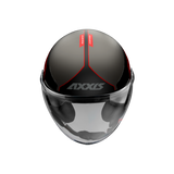 AXXIS-CASCO SQUARE CONVEX B5 ROJO BRILLO