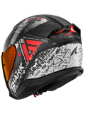 Shark SKWAL i3 Hellcat abierto Casco negro mate cromado rojo