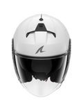 SHARK SKWAL JET BLANK MOTOCICLETA CARA ABIERTA CASCO BLANCO PERLADO