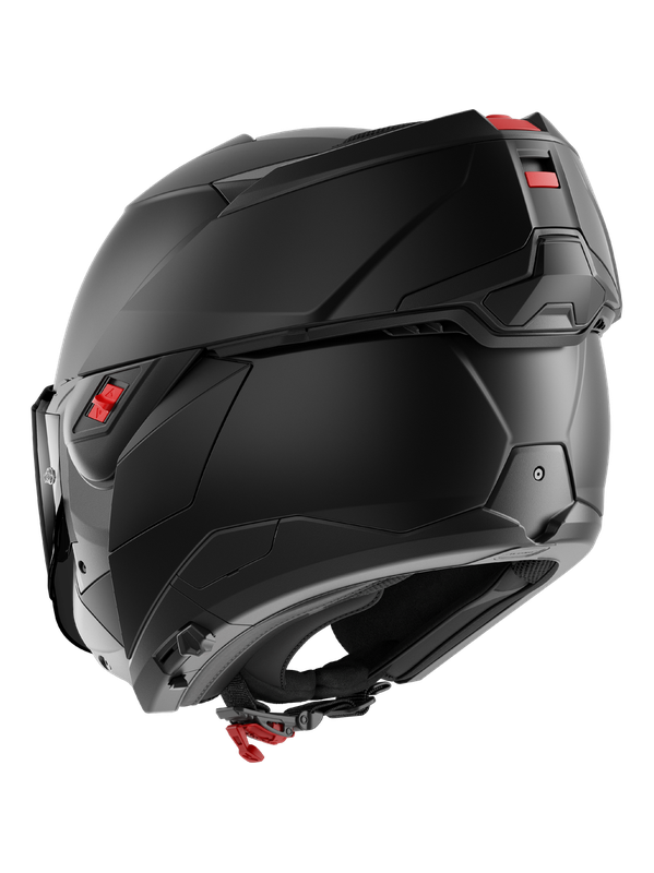 SHARK OXO DARK SHADOW ABATIBLE CASCO NEGRO MATE