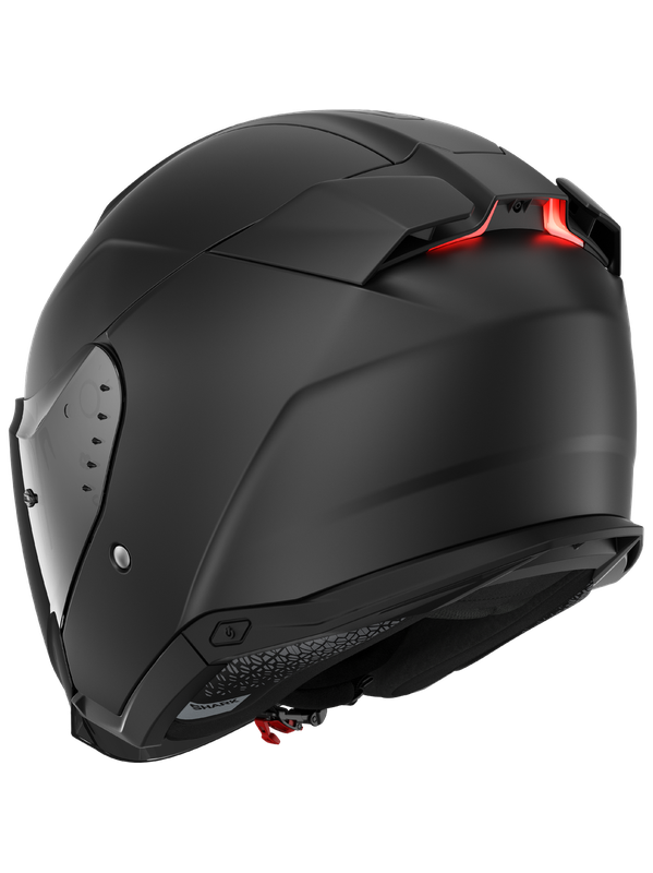 SHARK SKWAL i3 JET DARK SHADOW ABIERTO CASCO NEGRO MATE