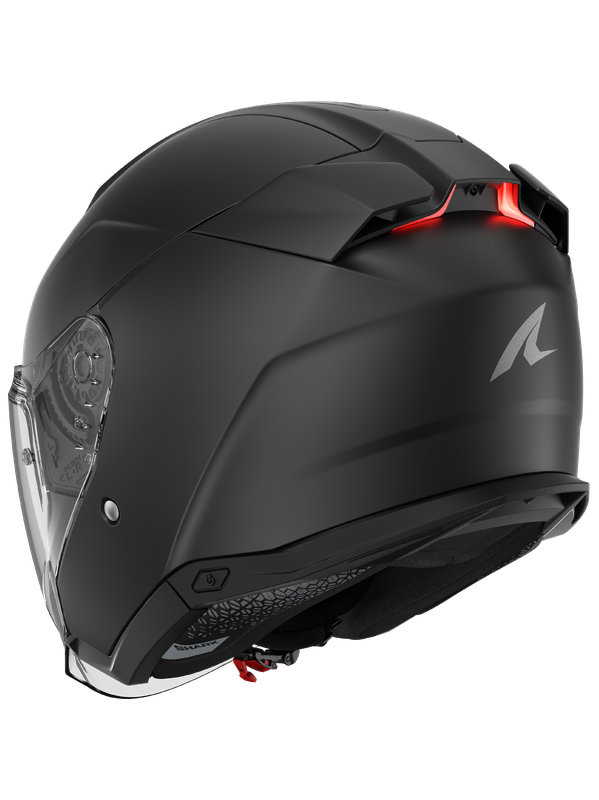 SHARK SKWAL I3 JET BLANK ON-ROAD MOTOCICLETA CASCO NEGRO MATE