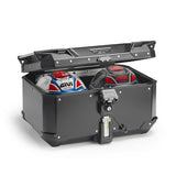 Givi Monokey Trekker Outback Evo de aluminio Maleta para motocicleta negro