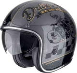 SCORPION BELFAST EVO DRIVE FAST ABIERTO CASCO Plata-Negro-Oro