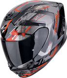 SCORPION CASCOS INTEGRALES EXO-391 CLUTTER NEGRO ROJO
