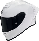 SCORPION EXO-R1 EVO AIR FIM Racing #1 Casco Integral Solid Perla Blanco