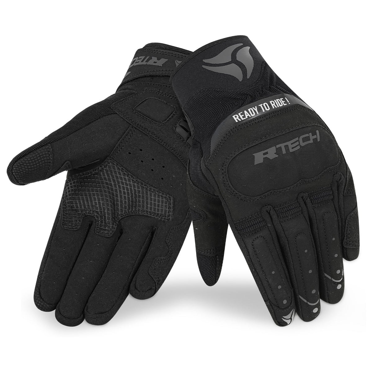 R-TECH MOTO FLEX GUANTS DE MOTO DE HOMES NEGRE