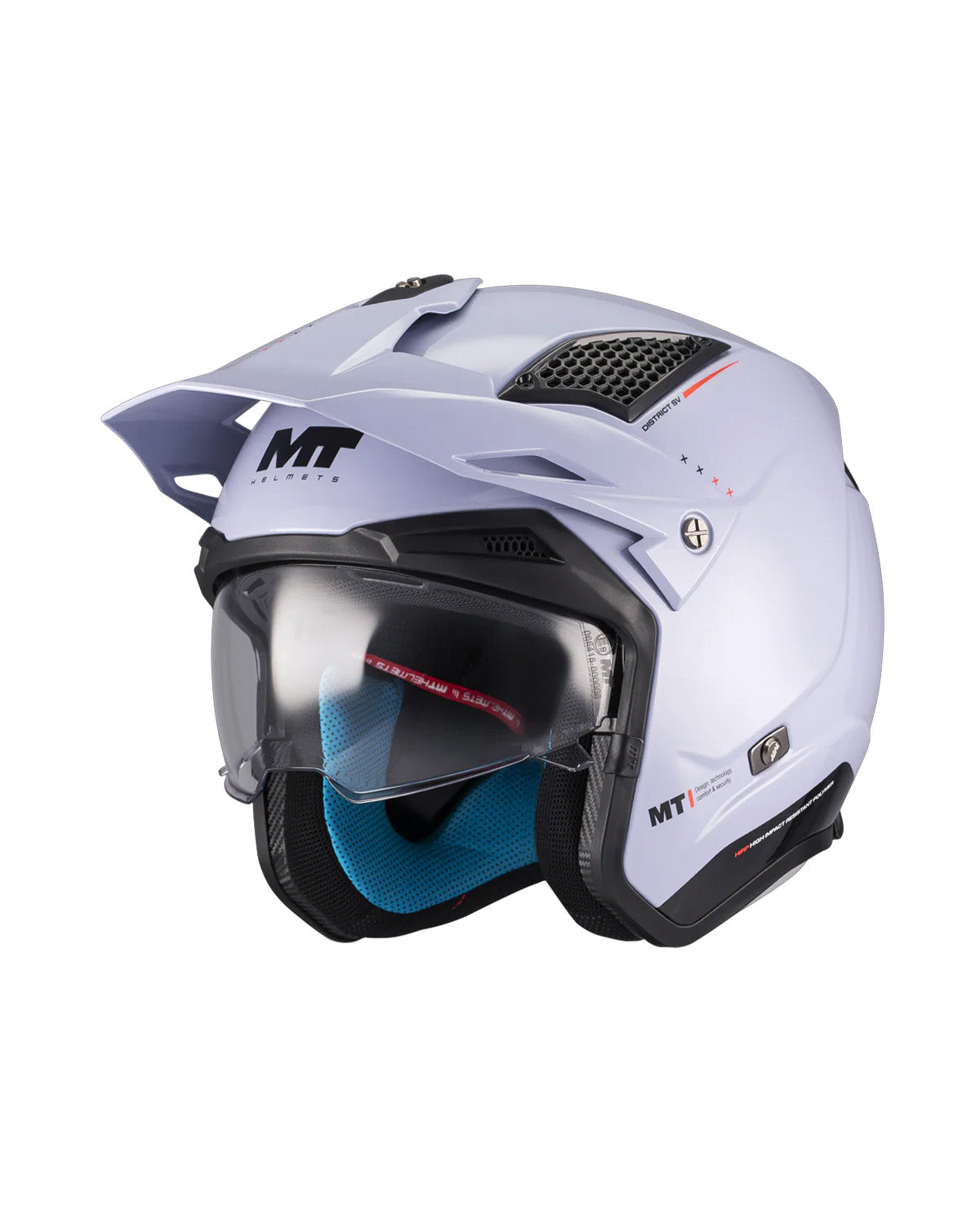 MT DISTRICT SV S SOUL C17 CASCO ABERTO DE MOTO BRILLO