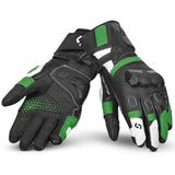 SHUA RANGER PRO GUANT DE MOTO NEGRE BLANC VERD
