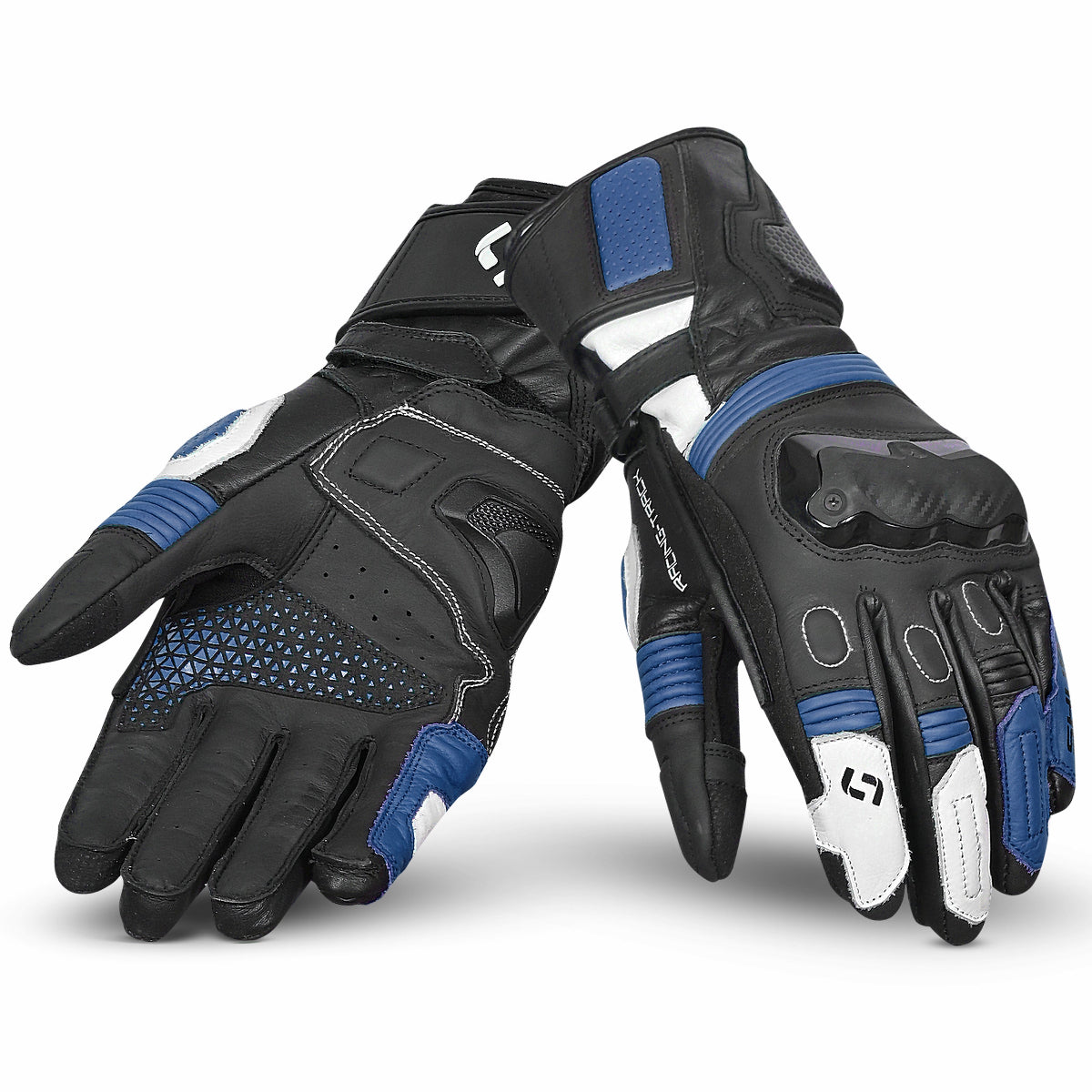 SHUA RANGER PRO GUANT DE MOTO HOME NEGRO BLANC BLAU