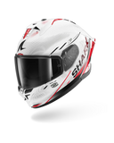 SHARK  SKWAL CUP SPEED-TECH Blanco Rojo NEGRO Casco De Moto