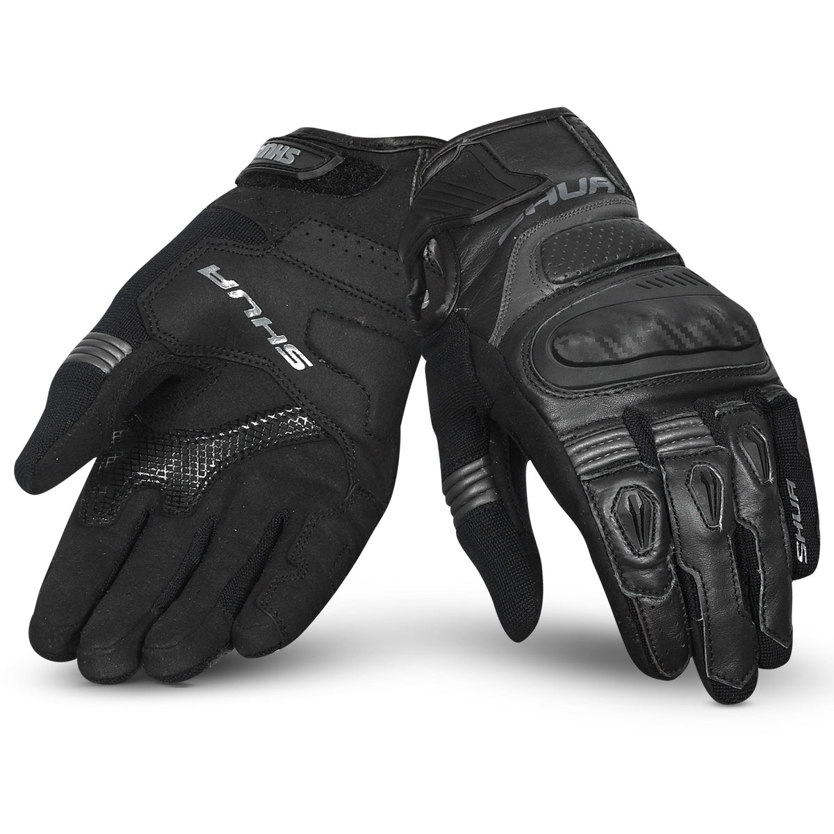 SHUA- Proton Guantes Negro/Gris-GUANTES-Maximo Moto