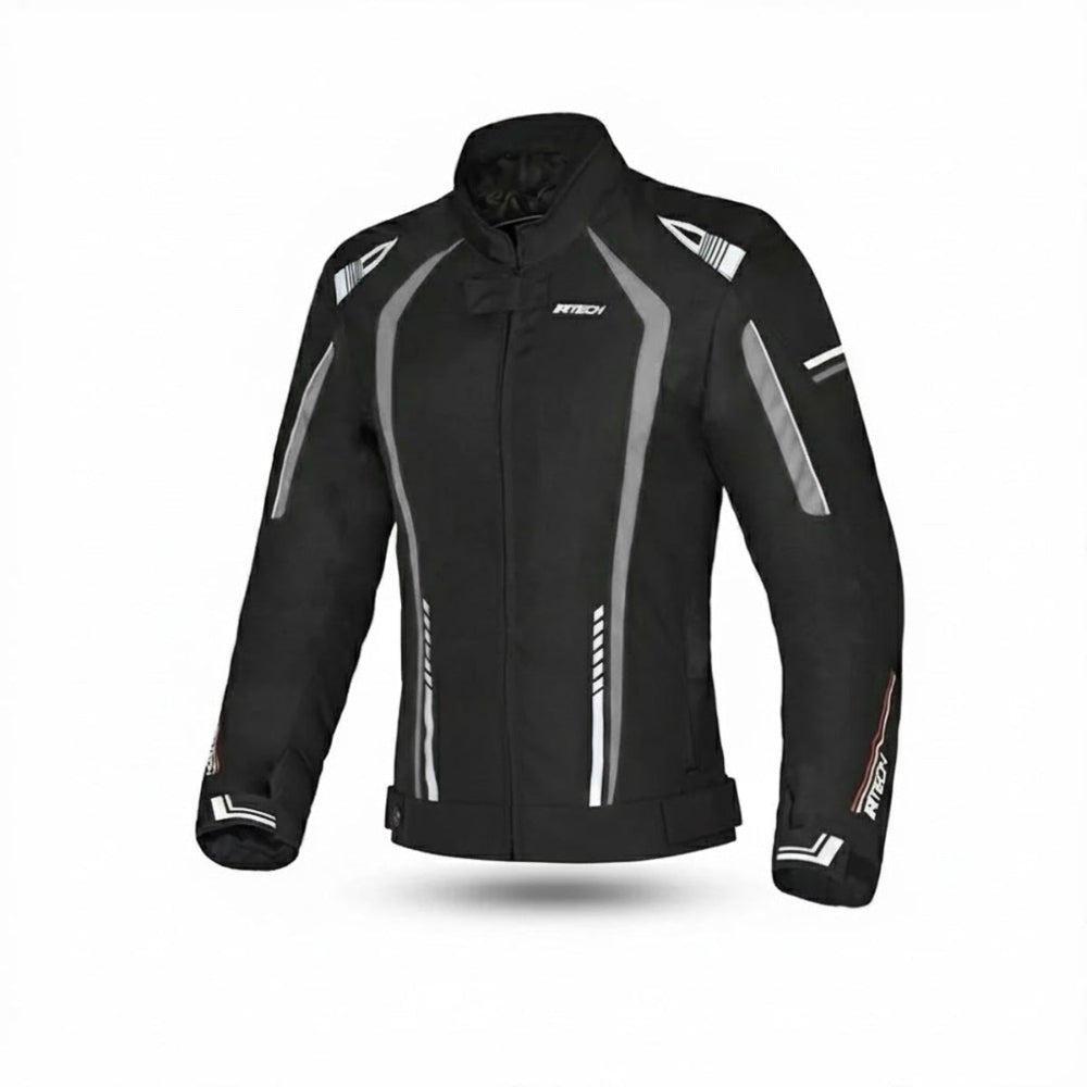R-TECH MARSHAL JAQUETES DE MOTO SENYORA NEGRE GRIS