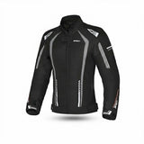 R-TECH MARSHAL JAQUETES DE MOTO SENYORA NEGRE GRIS