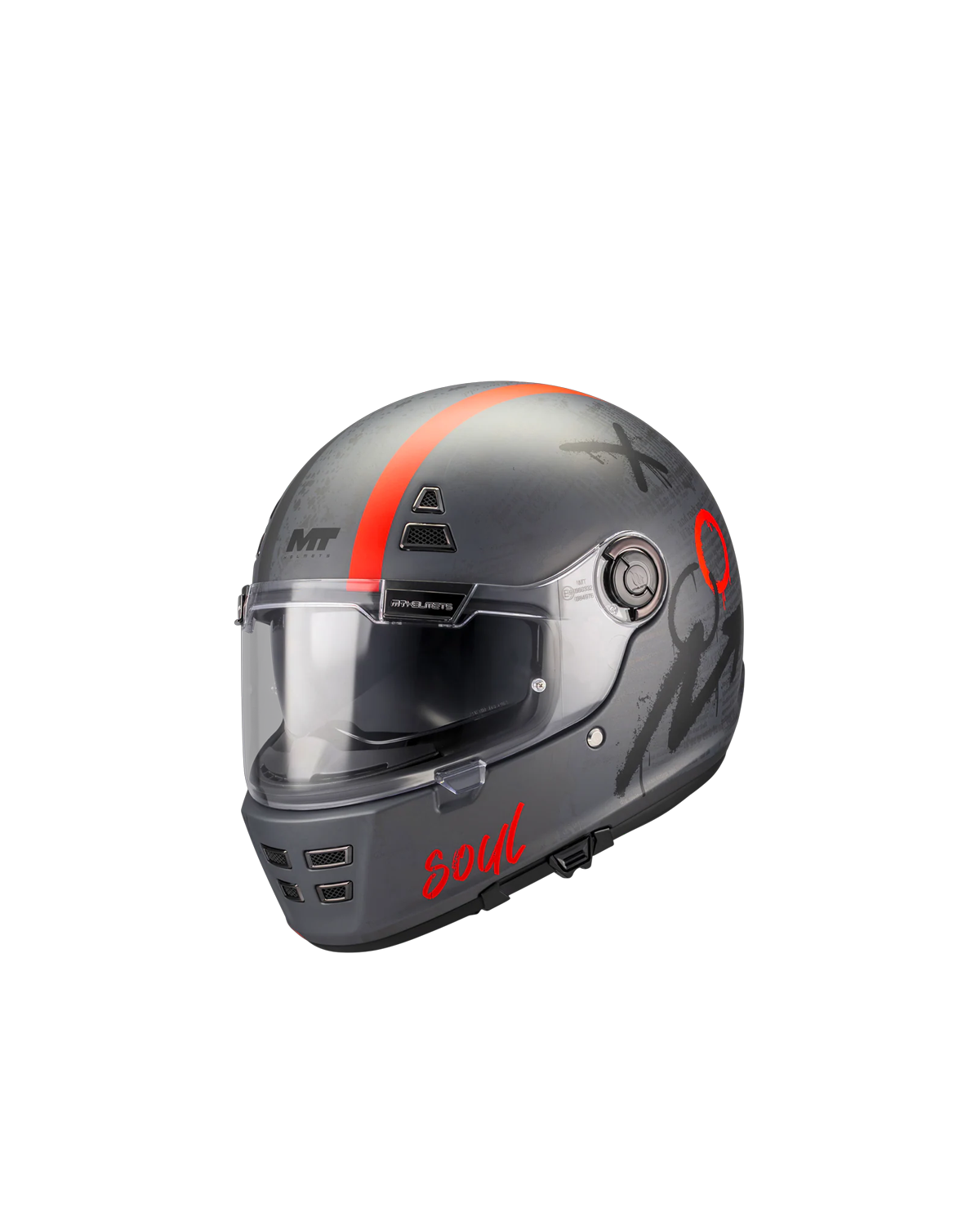 MT FF119SV JARAMA SV PAPERCUT INTEGRAL CASCO DE MOTO C15 MATTE