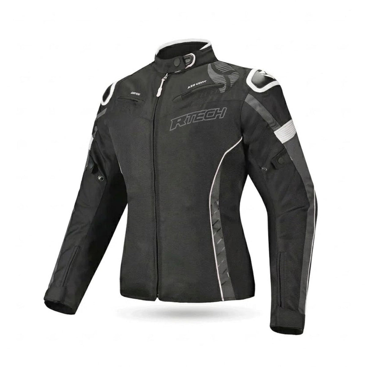 R-TECH KNIGHT RIDER  3 IN 1 TEXTIL CHAQUETA DE MOTO MUJE (CORTO) NEGRO ANTHRA BLANCO