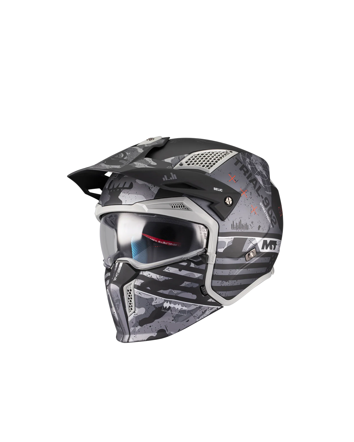 MT STREETFIGHTER SV S BELIC B2 CASCO INTEGRAL DE MOTO MATTE
