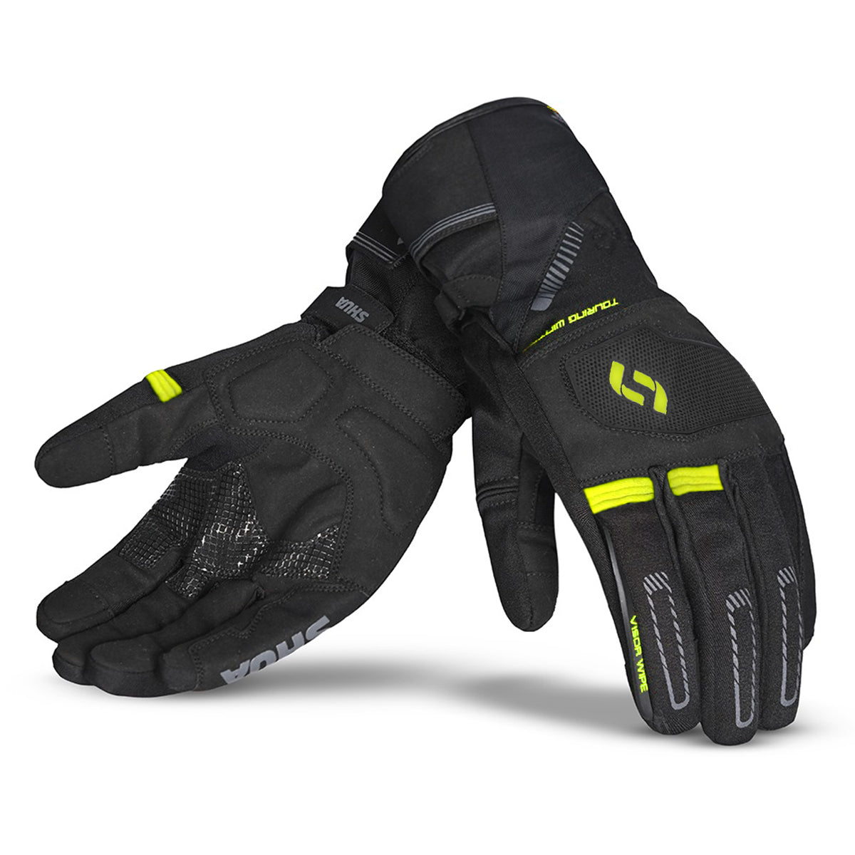 SHUA - Snow Seal Winter Glove Negro/Amarillo-Guantes-Maximo Moto
