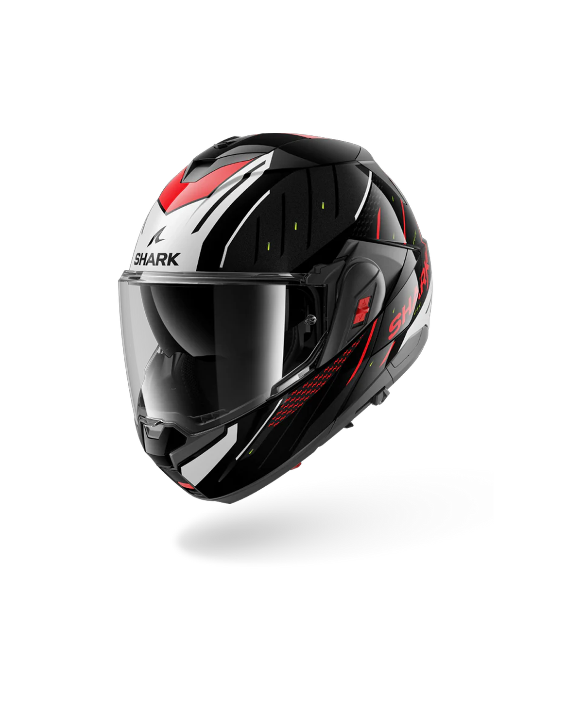 SHARK  OXO SPEED-TECH Blanco Rojo NEGRO Casco De Moto