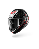 SHARK  OXO SPEED-TECH Blanco Rojo NEGRO Casco De Moto