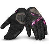 R-TECH  RIDE PRO VERANO GUANTES DE MOTO MUJER NEGRO FUSCHIA