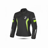 BELA BRADLEY TEXTIL DONA JAQUETE DE MOTO NEGRE F,GROC