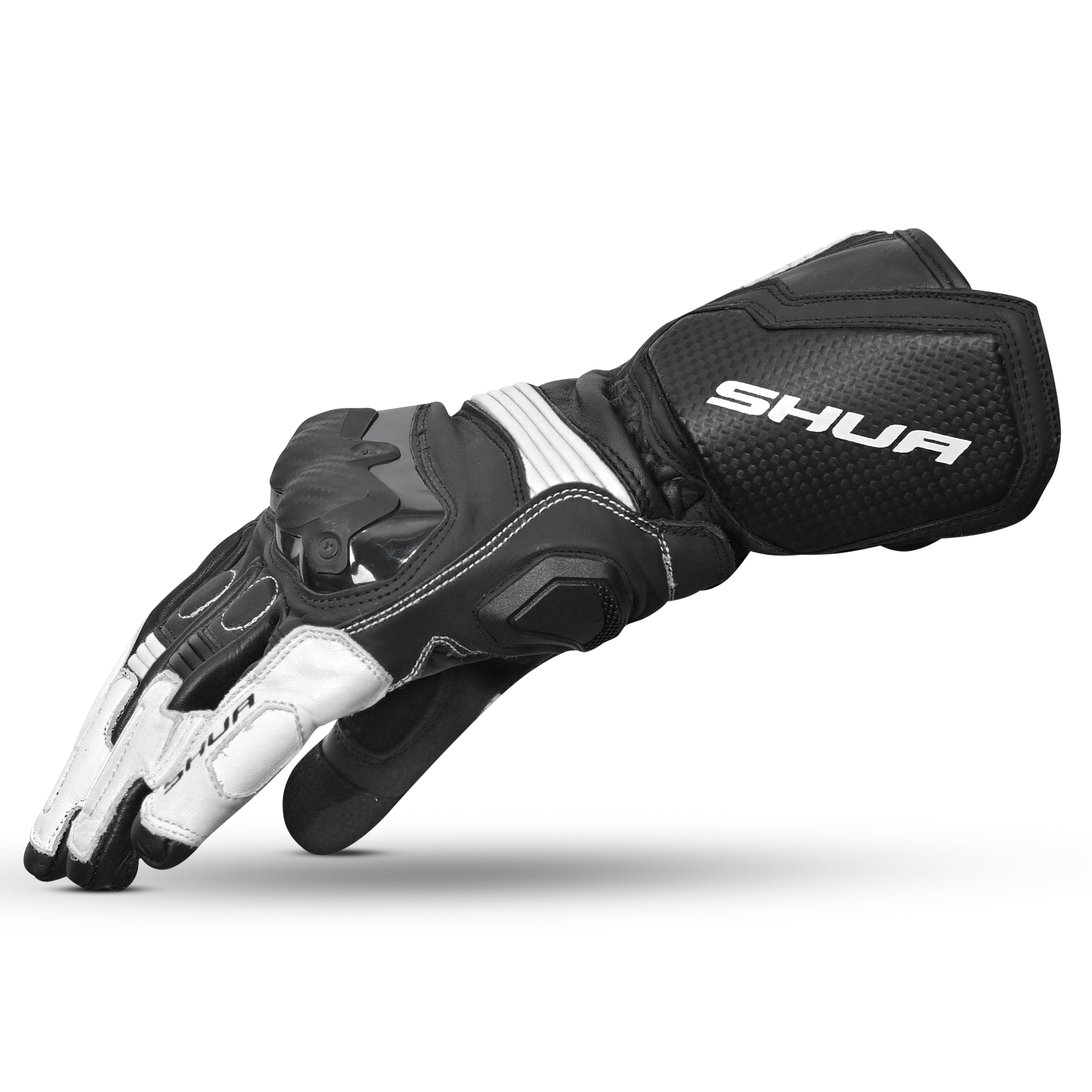 Shua - Ranger Pro Guantes Negro Blanco-GUANTES-Maximo Moto