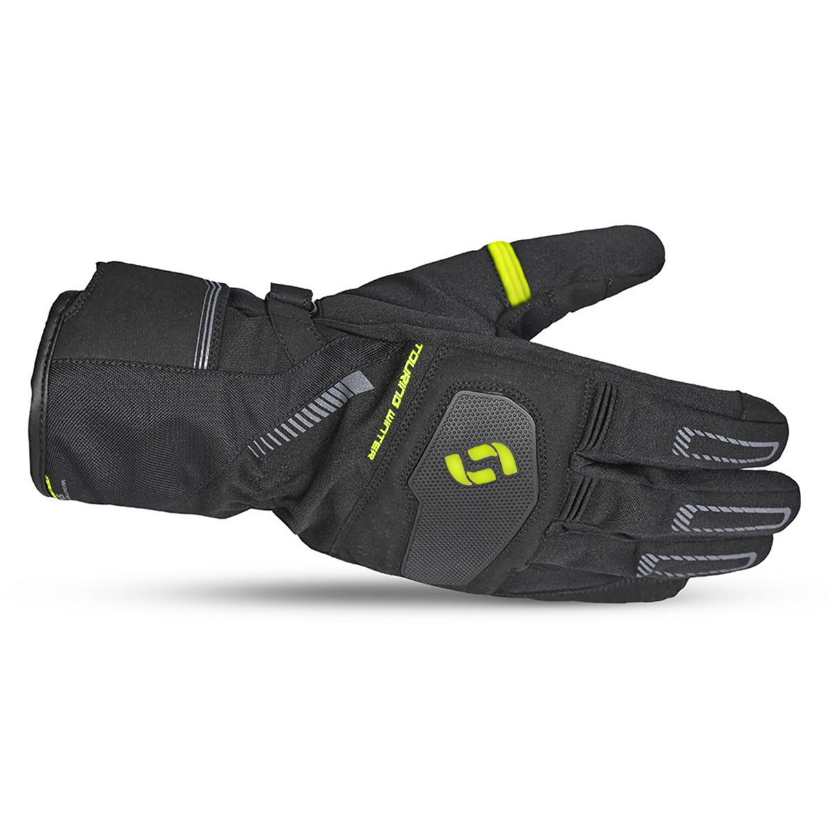SHUA - Snow Seal Winter Glove Negro/Amarillo-Guantes-Maximo Moto