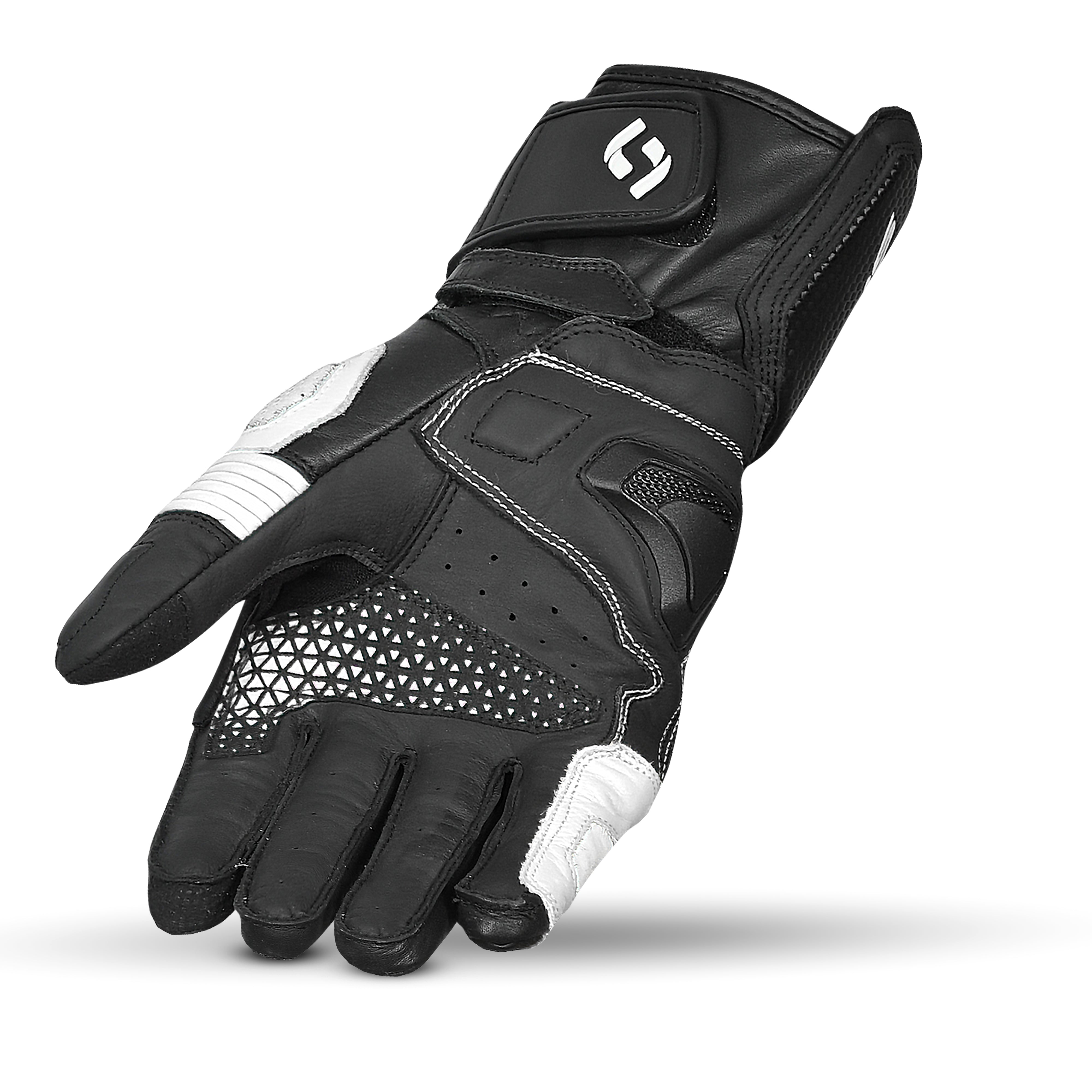 Shua - Ranger Pro Guantes Negro Blanco-GUANTES-Maximo Moto
