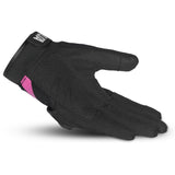 SHUA SHOT GUANTES DE MOTO TEXTILE MUJER NEGRO ROSA
