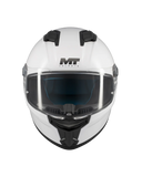 MT STINGER 2 PURE A0 CASCO INTEGRAL DE MOTO BLANCO PERLA BRILLO