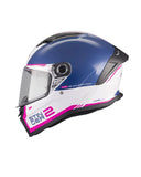 MT STINGER 2 CORE A8 CASCO INTEGRAL DE MOTO BRILLO