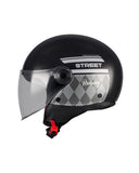 MT STREET S RUNWAY B2 CASCO ABERTO DE MOTO BRILLO