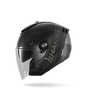 SHARK  RS JET CARBON SPEED-TECH Mat Carbon Anthra NEGRO Casco De Moto
